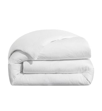 Housse de couette Portofino 100% coton - Le Jacquard Francais - Blanc