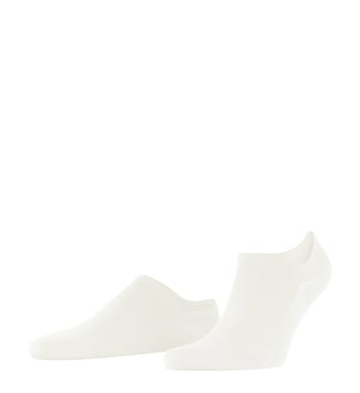 Chaussettes Invisibles ClimaWool Laine Vierge - Falke - Blanc cassé