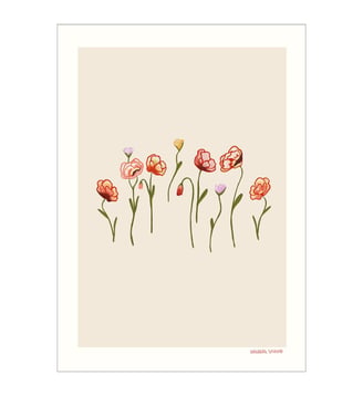 Poster Engberg Studio - Autumn Flowers - Poster & Frame - Multicolore