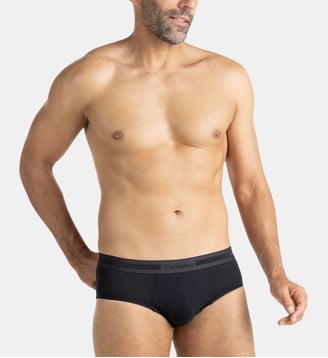 Slips, lot de 3, EXCEPTION - Eminence - Noir bordeaux marine