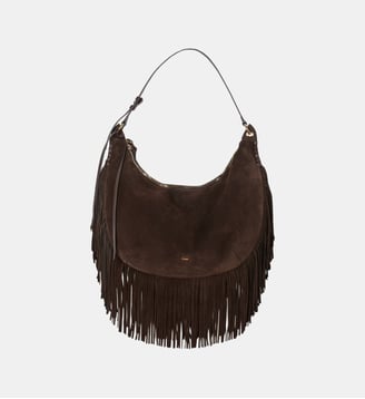 Sac à main XL Swing détails franges - Ba&sh - Chocolat