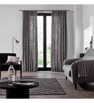 Rideau BELLEVUE Tamisant - Madura - Gris foncé