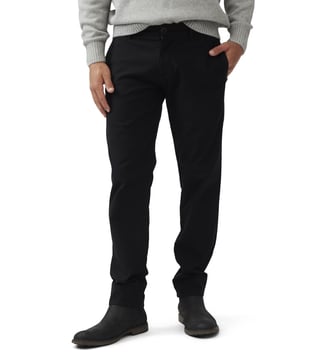 Pantalon tailored en coton stretch Motion 2 - Rodd & Gunn - Onyx