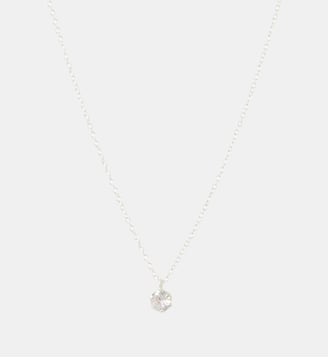 Collier pendentif zircon - argent garanti 925 - Balaboosté - Argenté
