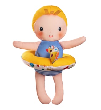 Poupée de bain Gaspard - Lilliputiens - Bleu