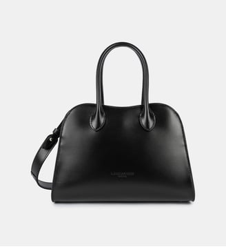 Petit sac à main Box Hopper en cuir - Lancaster - Noir