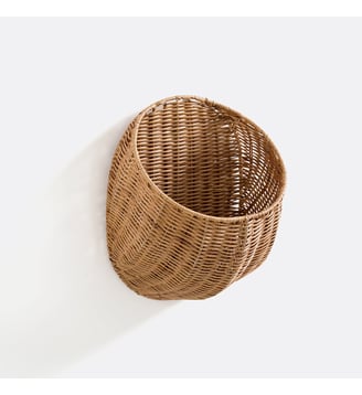 Panier mural en rotin - La Redoute Interieurs - Naturel