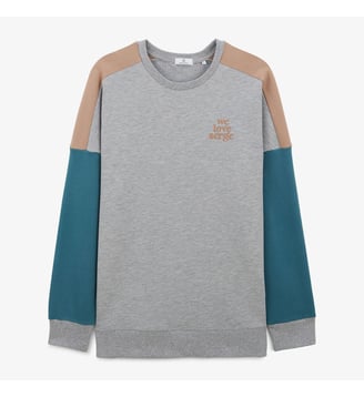Sweat WE LOVE SERGE - Serge Blanco - Gris