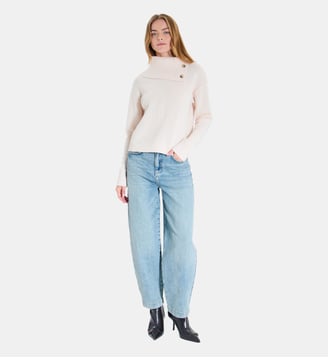 Pull Nayla Beige Clair - Zapa - Beige claire
