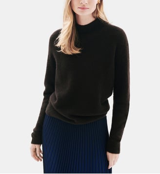 Pull marianno - Motif uni - Coupe droite - Caroll - Marron foncé