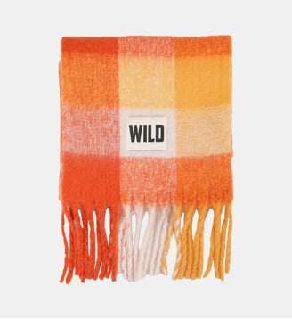 Echarpe à careaux JOAH - Wild - Orange