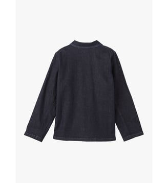 veste Sanshui bleu en denim brut - Agnès b. - Bleu denim