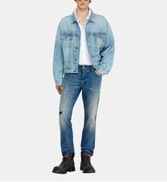 Veste trucker en denim - Diesel - Bleu clair