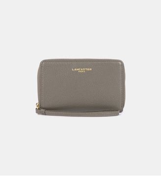 Compagnon Dune en cuir grainé - Lancaster - Gris clair