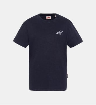 T-shirt city district - Schott - Marine fonce