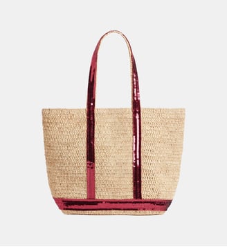 Cabas M en Raphia - Vanessa Bruno - Lipstick
