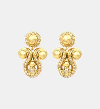 Boucles d'oreilles clip  oversize  - Gloria - Satellite - Doré