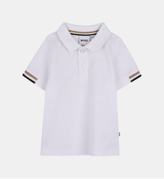 Polo manches courtes - BOSS Kidswear - Blanc