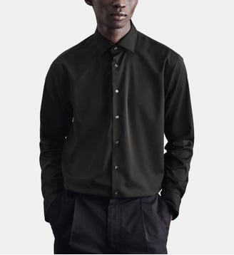 Chemise Performance 1/1 Regular Col Kent - Seidensticker - Noir