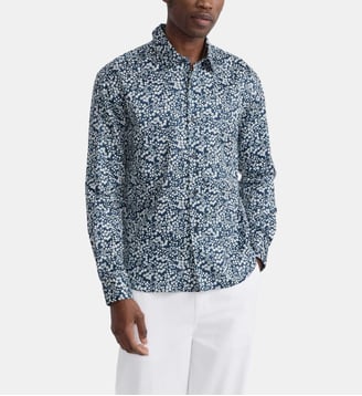 Chemise andy en coton imprimé fleurs Agnès b.