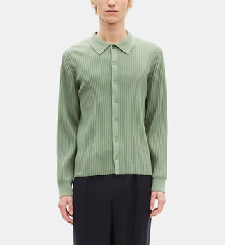 Cardigan à côtes - The Kooples - Lichen