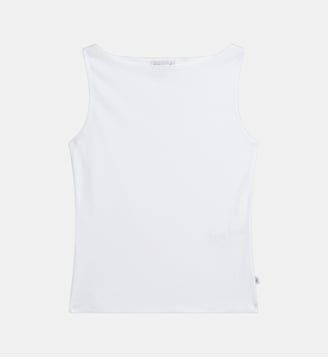 t-shirt Leopard en jersey de coton noir - Agnès b. - Blanc