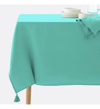 Nappe gaze de coton - La Redoute Interieurs - Bleu