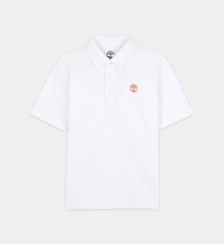 Polo à manches courtes en coton - Timberland - Blanc