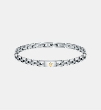 Bracelet en Acier, PVD or, diamants JEWELS - Maserati - Argent