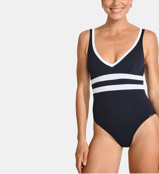 Maillot 1 piece Noelie - Livia - Bleu marine