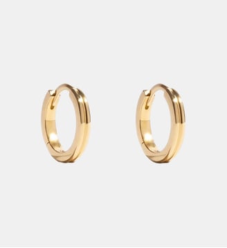 Boucles Anagramme double jonc. - JEM - Jaune