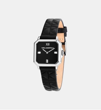 Montre Square Classics Noir R0551102502 - Karl Lagerfeld - Argenté
