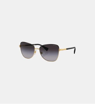 Lunettes de soleil Papillon RA4146 - Polo Ralph Lauren - Or brillant