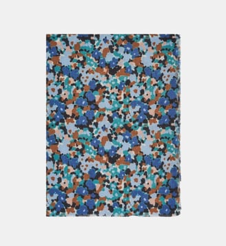 Écharpe idaisy - Motif floral - Caroll - Bleu roi
