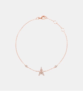 Magic touch bracelet tour Eiffel - Djula - Or rose