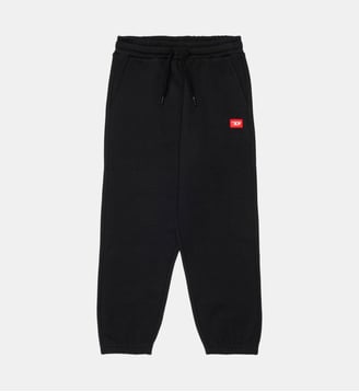 Pantalon de jogging avec écusson "D" rouge - Diesel Kids - Noir