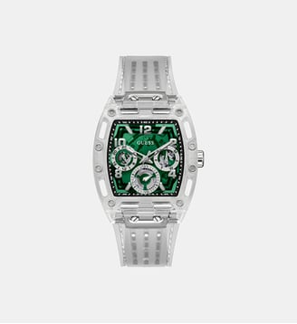 Montre Mens trend Vert GW0499G8 - Guess - Transparent