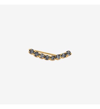 Bague d'oreille paris silver night - Caroline Najman - Gris