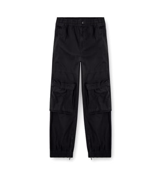 Pantalon cargo en sergé de coton - Diesel - Noir