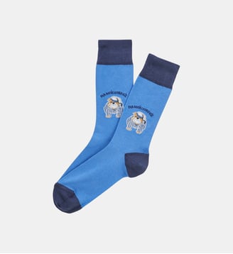 Chaussettes en coton - Ma meilleure vie Bleu - Arthur - Bleu