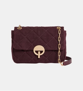 Grand Sac Moon En Lin - Vanessa Bruno - Aubergine