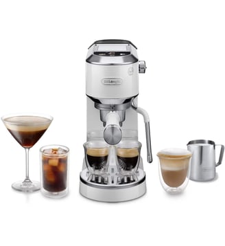 Machine à expresso EC890.WI Dedica Duo Blanche - DeLonghi - Blanc