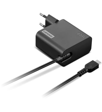 Chargeur ordinateur portable USB-C 65W PC noire - Lenovo - Standard