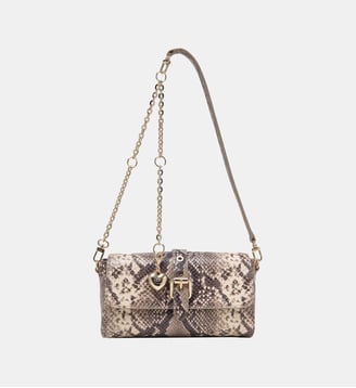 Miss M walk en cuir effet python - Maje - Imprime serpent naturel