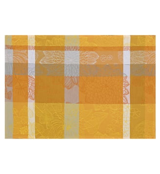 Set de table enduit Marie-Galante 100% coton - Le Jacquard Francais - Ananas