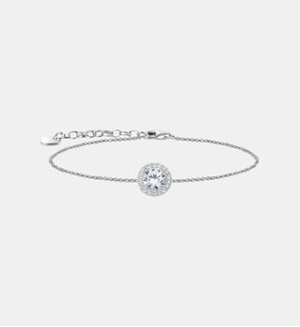 Bracelet avec pendentif halo et zircon - Thomas Sabo - Argent