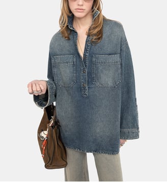 Chemise Timona Denim - Zadig&Voltaire - Bleu denim