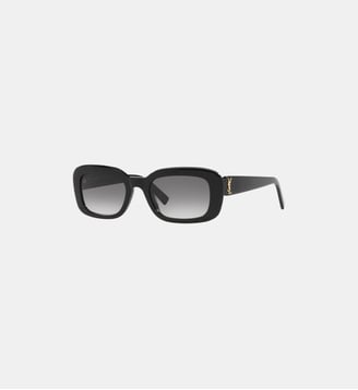 Lunettes de soleil Carré SL M130 - Saint Laurent - Noir brillant