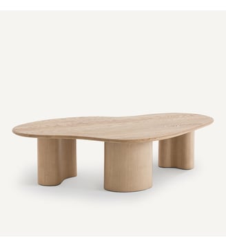 Table basse, chêne sablé et plaqué AM.PM