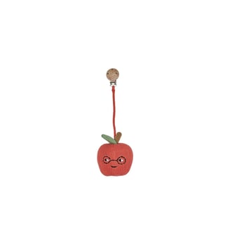 Jeu éducatif en coton thème alimentation - OYOY - Rouge